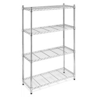 Culinox 4 Tier Shelving Unit - 760mm Wide, 350mm Deep, Nickel Chrome