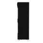 Culinox P360FA Upright Display Fridge with Light Box - 360 Ltr - Black Exterior & White Interior