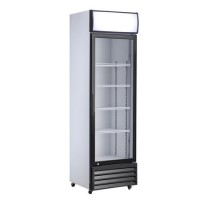 Culinox P360FA Single Door Display Chiller With Light Box White 360ltr