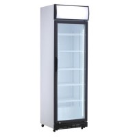 Culinox P390FEA Single Door Display Chiller With Light Box White 386ltr 