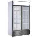 CNX-P688WE-A Culinox Premium Double Door Upright Display Fridge With Display Canopy - 643 Litre 1120mm Wide