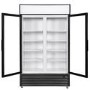 Culinox Double Door Upright Display Fridge with Canopy - 643 Ltr 1120mm Wide - White