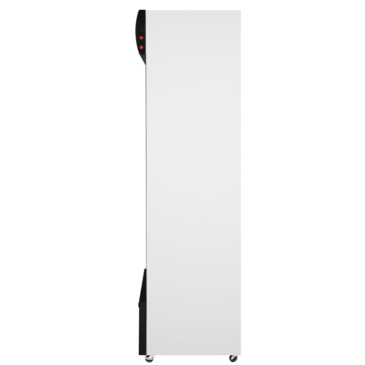 Culinox P688WE-B Premium Double Sliding Door Upright Display Fridge - 525 Ltr White
