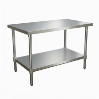 Culinox Stainless Steel Centre Prep Table, 1200mm Wide 600mm Deep