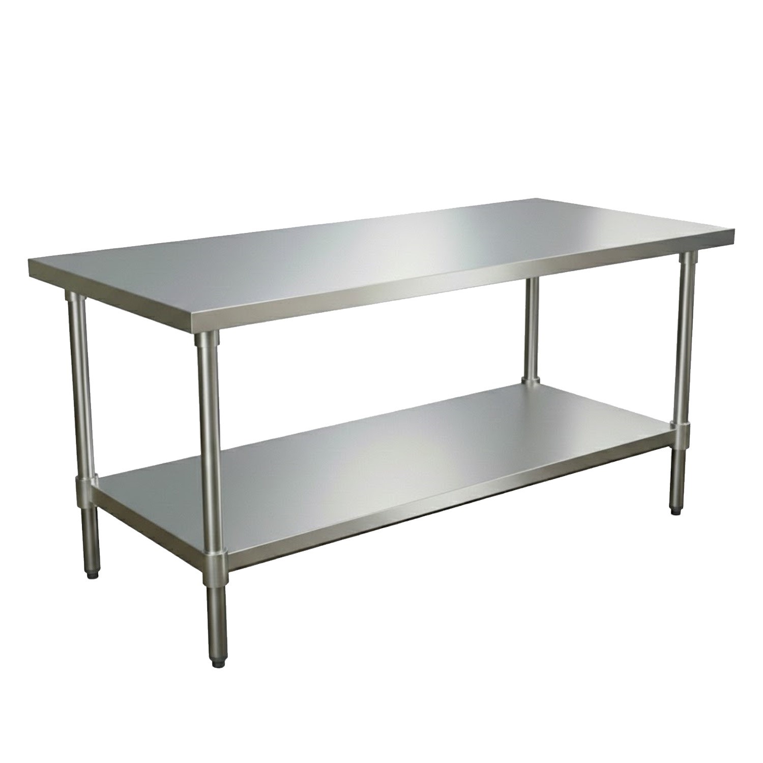 Stainless Steel Centre Prep Table 1800mm Wide 600mm Deep