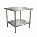 CNX-PTCR6060 Culinox Stainless Steel Centre Prep Table - 600mm x 600mm