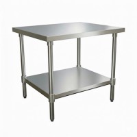 Culinox CNX-PTCR6090 Stainless Steel Centre Prep Table, 900mm Wide