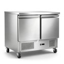 CNX-S901 Culinox S901 2 Door Saladette Counter Fridge - 240 Ltr 700mm Deep Stainless Steel Top