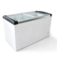 Culinox SD420P Display Chest Freezer with Glass Sliding Lids - 355 Ltr 4 Baskets 1270mm Wide