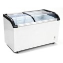 CNX-SD420Q Culinox SD420Q Display Chest Freezer with Curved Glass Sliding Lids - 355 Ltr 4 Baskets 1270mm Wide