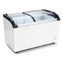 Culinox SD420Q Display Chest Freezer with Curved Glass Sliding Lids - 355 Ltr 4 Baskets 1270mm Wide