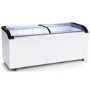 Culinox SD620Q Display Chest Freezer with Curved Glass Sliding Lids - 545 Ltr 6 Baskets 1810mm Wide