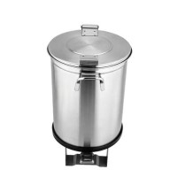 Culinox Mobile Round Waste Bin with Foot Pedal - 100 Ltr