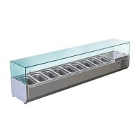 Culinox VRX1800/330 Refrigerated Topping Unit - 1800mm Wide - 9 x 1/4 GN Capacity