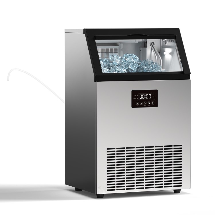 Culinox Undercounter Ice Cube Machine - 45kg Output, 15kg Storage