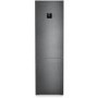 Liebherr 371 Litre 60/40 Freestanding Fridge Freezer With Easy Fresh - BlackSteel Doors