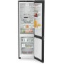 Liebherr 371 Litre 60/40 Freestanding Fridge Freezer With Easy Fresh - BlackSteel Doors