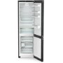 Liebherr 371 Litre 60/40 Freestanding Fridge Freezer With Easy Fresh - BlackSteel Doors