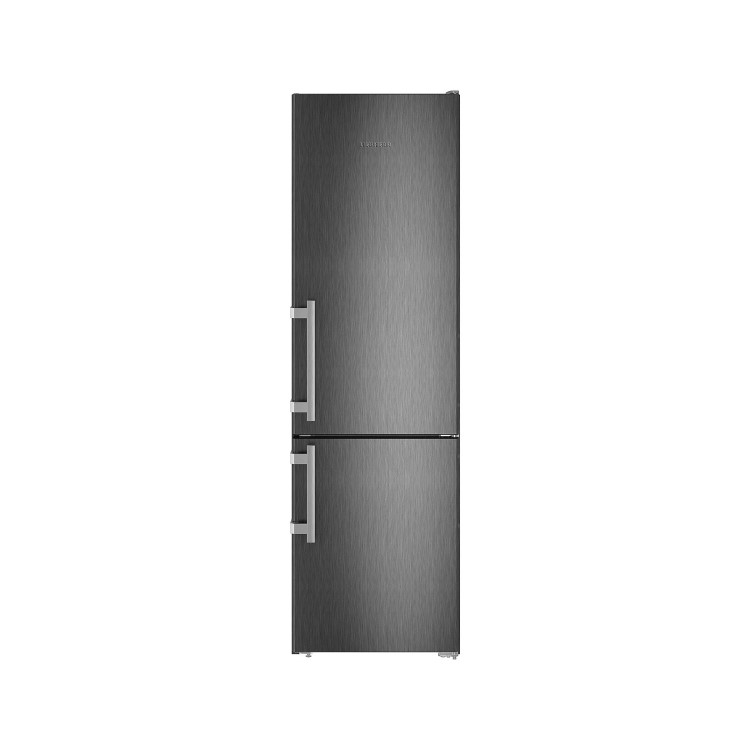 Liebherr CNbs4015 Comfort 201x60cm Extra Efficient NoFrost Freestanding Fridge Freezer BlackSteel