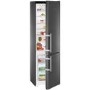 Liebherr CNbs4015 Comfort 201x60cm Extra Efficient NoFrost Freestanding Fridge Freezer BlackSteel