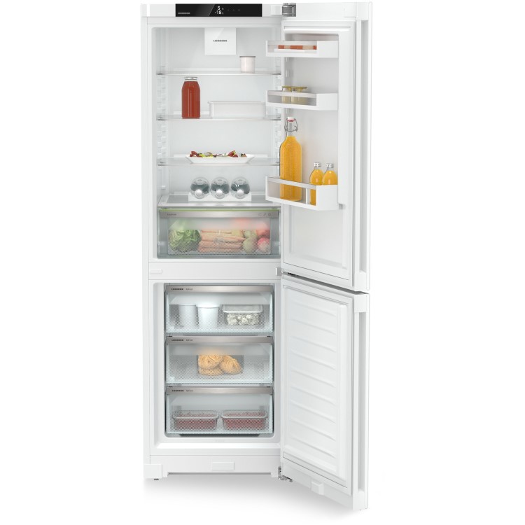 Liebherr 330 Litre 60/40 Freestanding Fridge Freezer With Easy Fresh - White