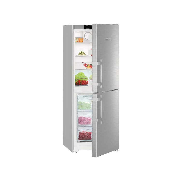 Liebherr 260 Litre Freestanding Fridge Freezer 50/50 Split Frost Free 60cm Wide - Stainless Steel