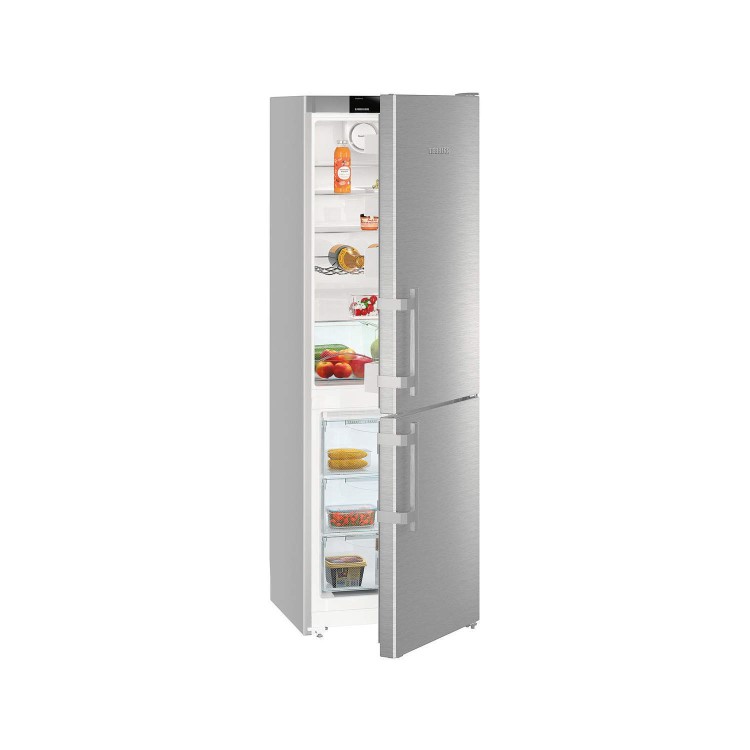 GRADE A1 - Liebherr CNef3515 Comfort 181x60cm A++ NoFrost Freestanding Fridge Freezer SmartSteel Doors
