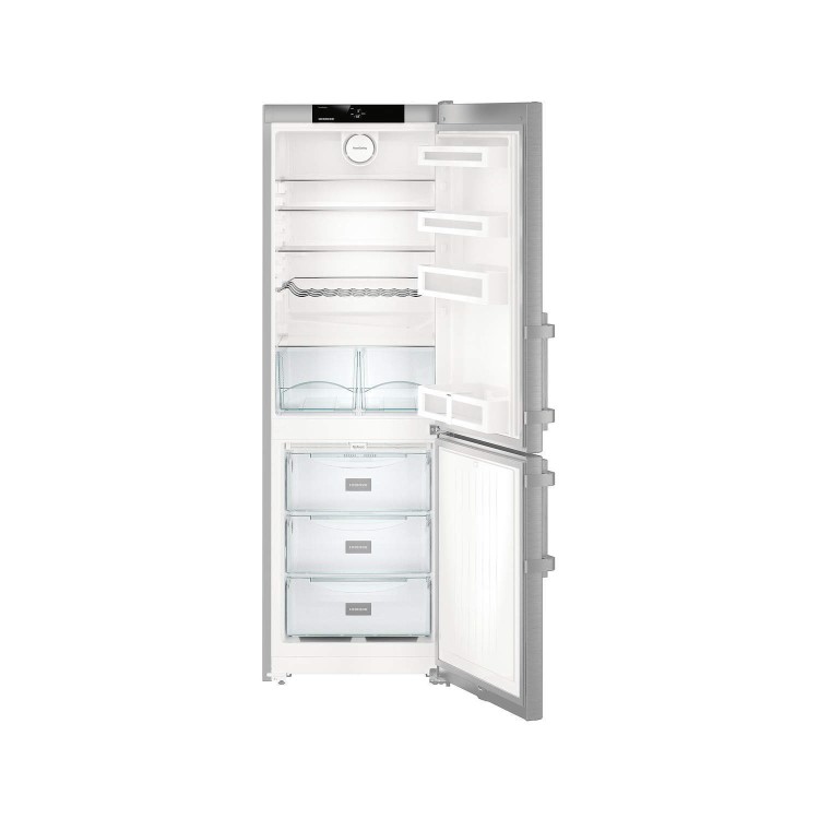 Liebherr 308 Litre 70/30 Freestanding Fridge Freezer - Stainless steel