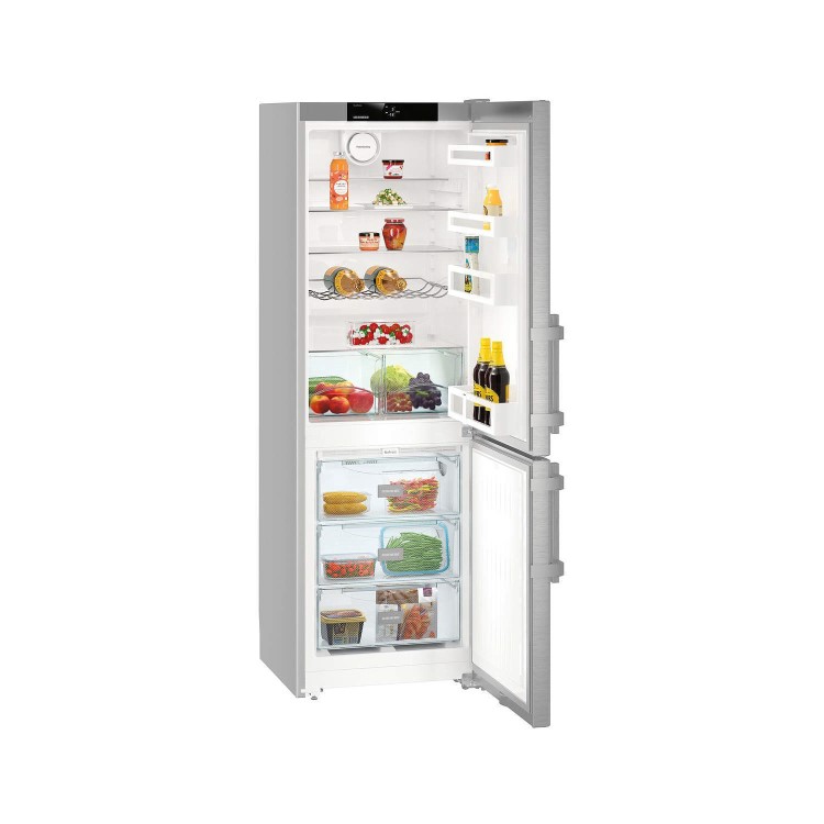 Liebherr 308 Litre 70/30 Freestanding Fridge Freezer - Stainless steel