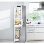 Liebherr CNef3535 Comfort 182x60cm Super Efficient NoFrost Freestanding Fridge Freezer - SmartSteel Doors