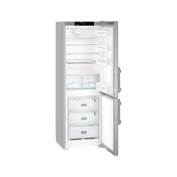 Liebherr 308 Litre 70/30 Freestanding Fridge Freezer - Stainless steel