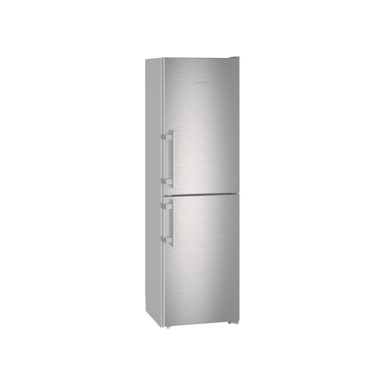 Liebherr 340 Litre 50/50 Freestanding Fridge Freezer - Stainless steel