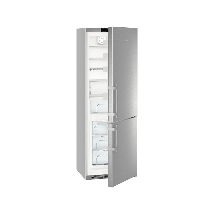 Refurbished Liebherr CNef5745 Freestanding 397 Litre 60/40 Fridge Freezer Stainless Steel
