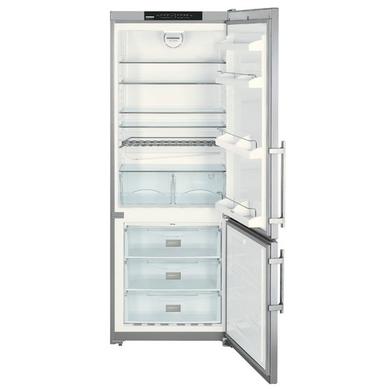 liebherr CNesf5113 75cm wide NoFrost Freestanding Fridge Freezer with Stainless Steel Door