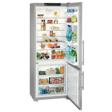 liebherr CNesf5113 75cm wide NoFrost Freestanding Fridge Freezer with Stainless Steel Door