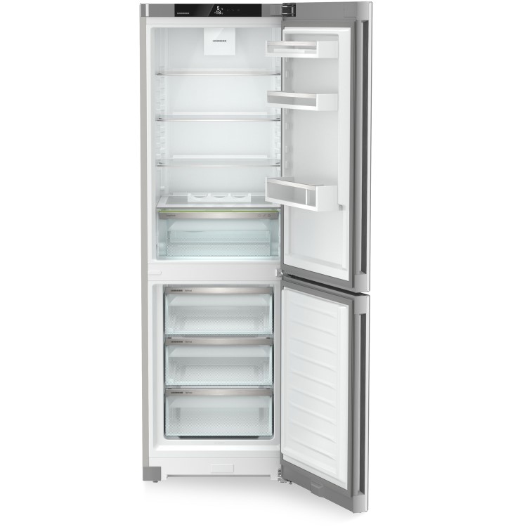 Liebherr 330 Litre 60/40 Freestanding Fridge Freezer With Easy Fresh - Silver