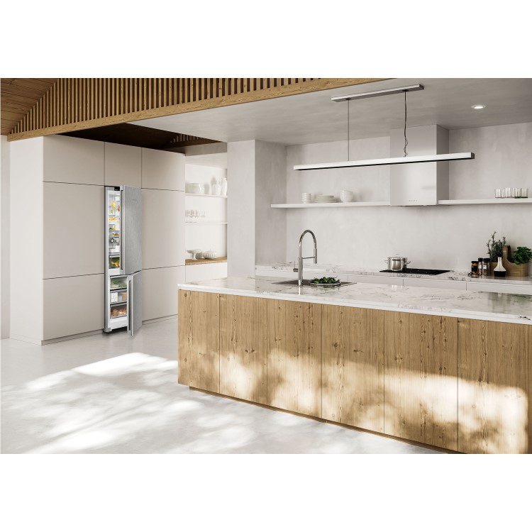 Liebherr 371 Litre 60/40 Freestanding Fridge Freezer  - Silver