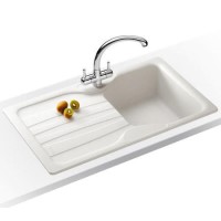 Franke COG611WPACK Calypso Sink and Tap Designer Pack - White
