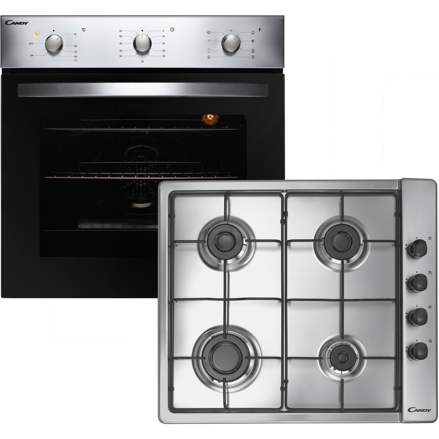 Candy Multifunction Electric Oven & Gas Hob Pack