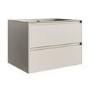 700mm Beige Wall Hung Vanity Unit with Basin - Como