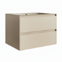 700mm Beige Wall Hung Vanity Unit with Basin - Como