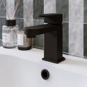 A2/COMOMBMBM ALMOST PERFECT - Matt Black Basin Mixer Tap - Como