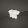 Wall Hung Rimless Toilet with Soft Close Seat - RAK Compact Deluxe