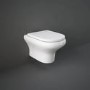 Modern Wall Hung Rimless Toilet with Soft Close Seat - RAK Compact