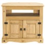 Corona Solid Pine Corner TV Stand with Storage