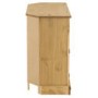 Corona Solid Pine Corner TV Stand with Storage
