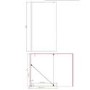 900mm Gunmetal Shower Screen for Wet Room & Walk In Shower – Corvus