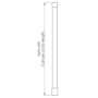 1000mm Brushed Nickel Shower Screen for Wet Room & Walk In Shower – Corvus