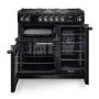 Rangemaster Cotswold 90cm Dual Fuel Range Cooker - Black