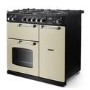 Rangemaster Cotswold 90cm Dual Fuel Range Cooker - Pale Cream